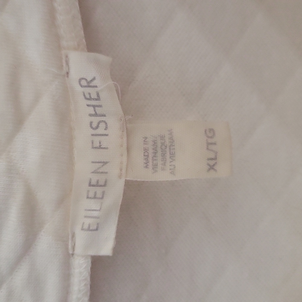 Eileen Fisher boat neck quilted top - Picture 2 of 6